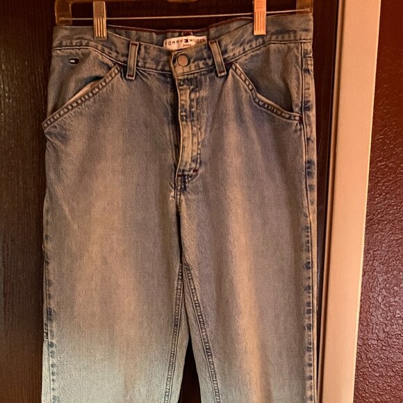 Vintage Tommy Hilfiger Women’s Jeans Sz 6 High Rise Light Wash 100% Cotton 90s - Picture 1 of 6